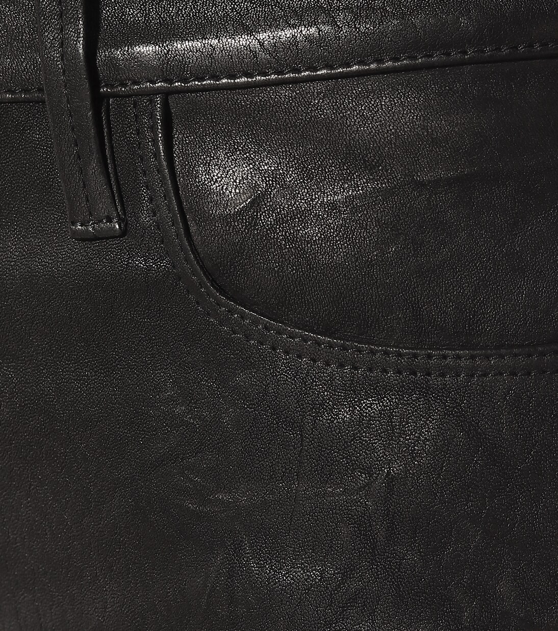 Jeans Le Crop Mini Boot aus Leder | Frame