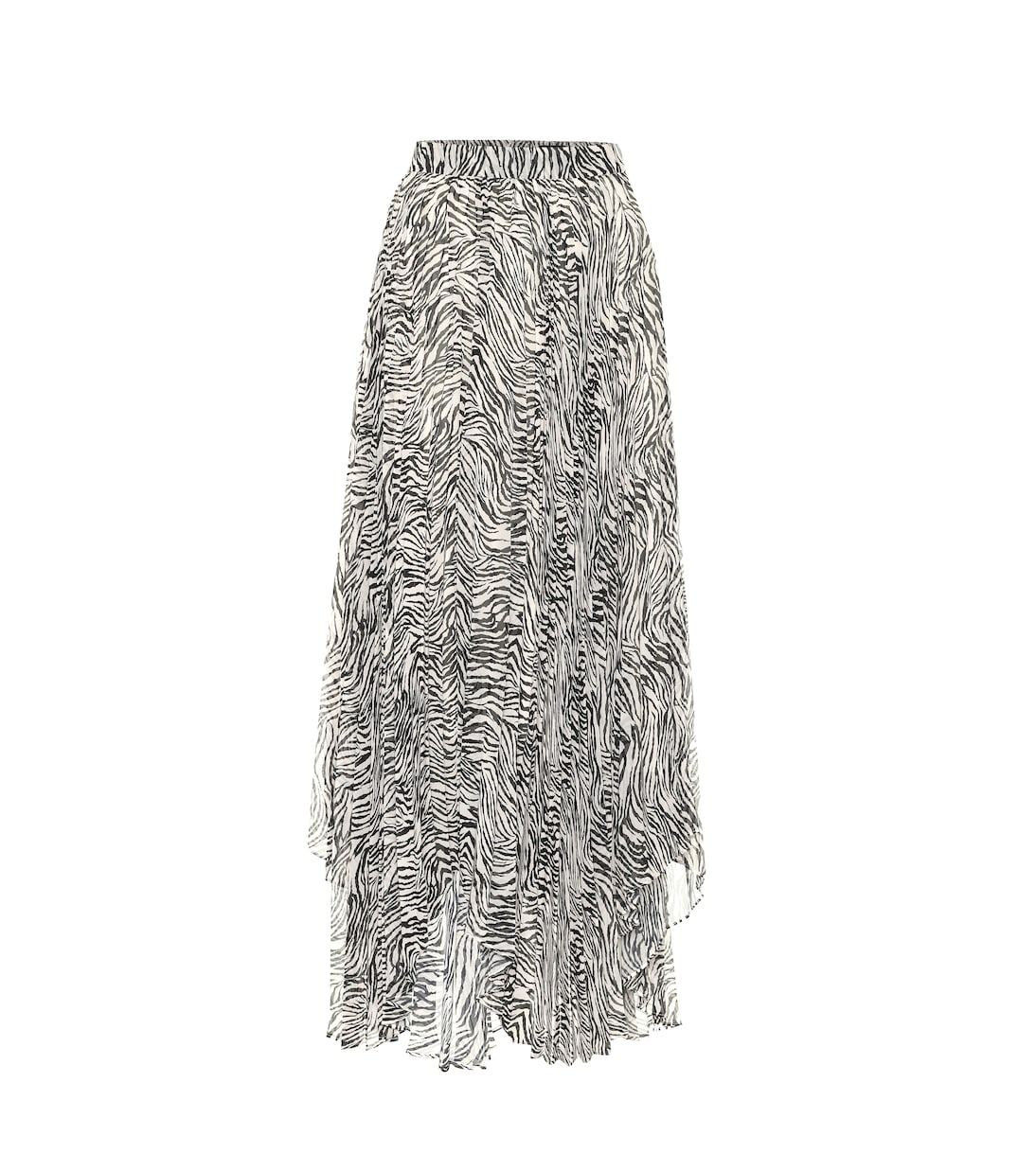 Falda midi Alena en mezcla de seda | Isabel Marant