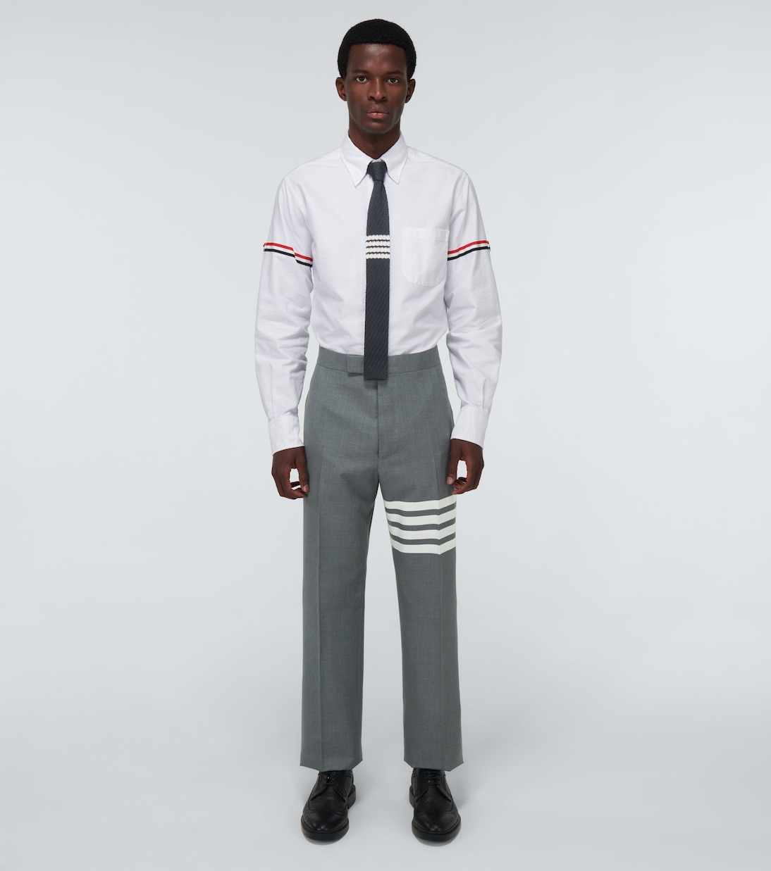 4-Bar wool suiting pants | Thom Browne
