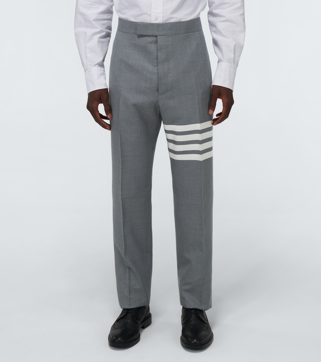 4-Bar wool suiting pants | Thom Browne