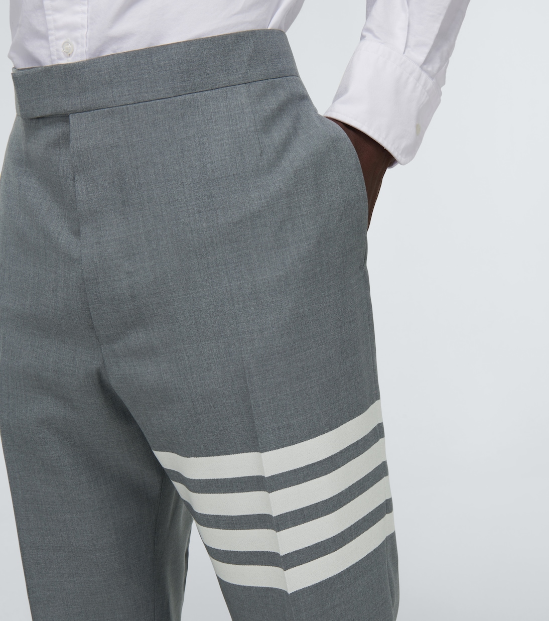 4-Bar wool suiting pants | Thom Browne