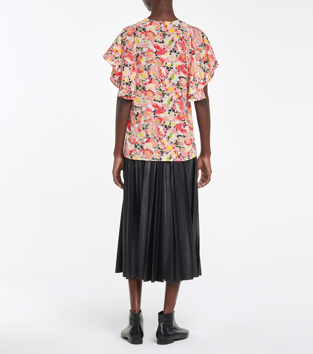 Bedrucktes Top aus Crêpe de Chine | Stella McCartney