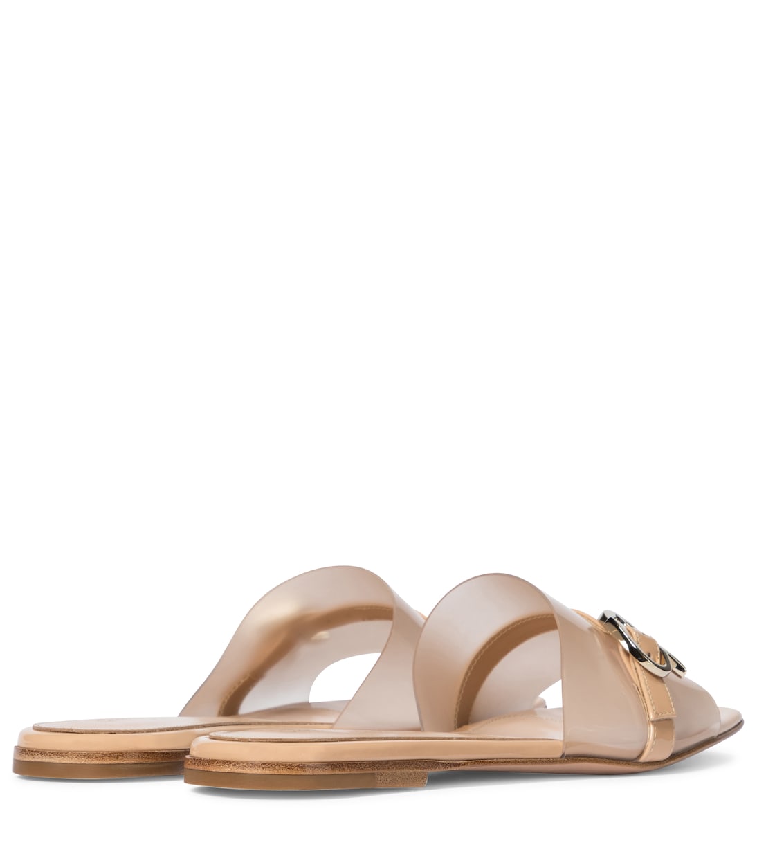 Pantoletten Gemini mit Lackleder | Gianvito Rossi