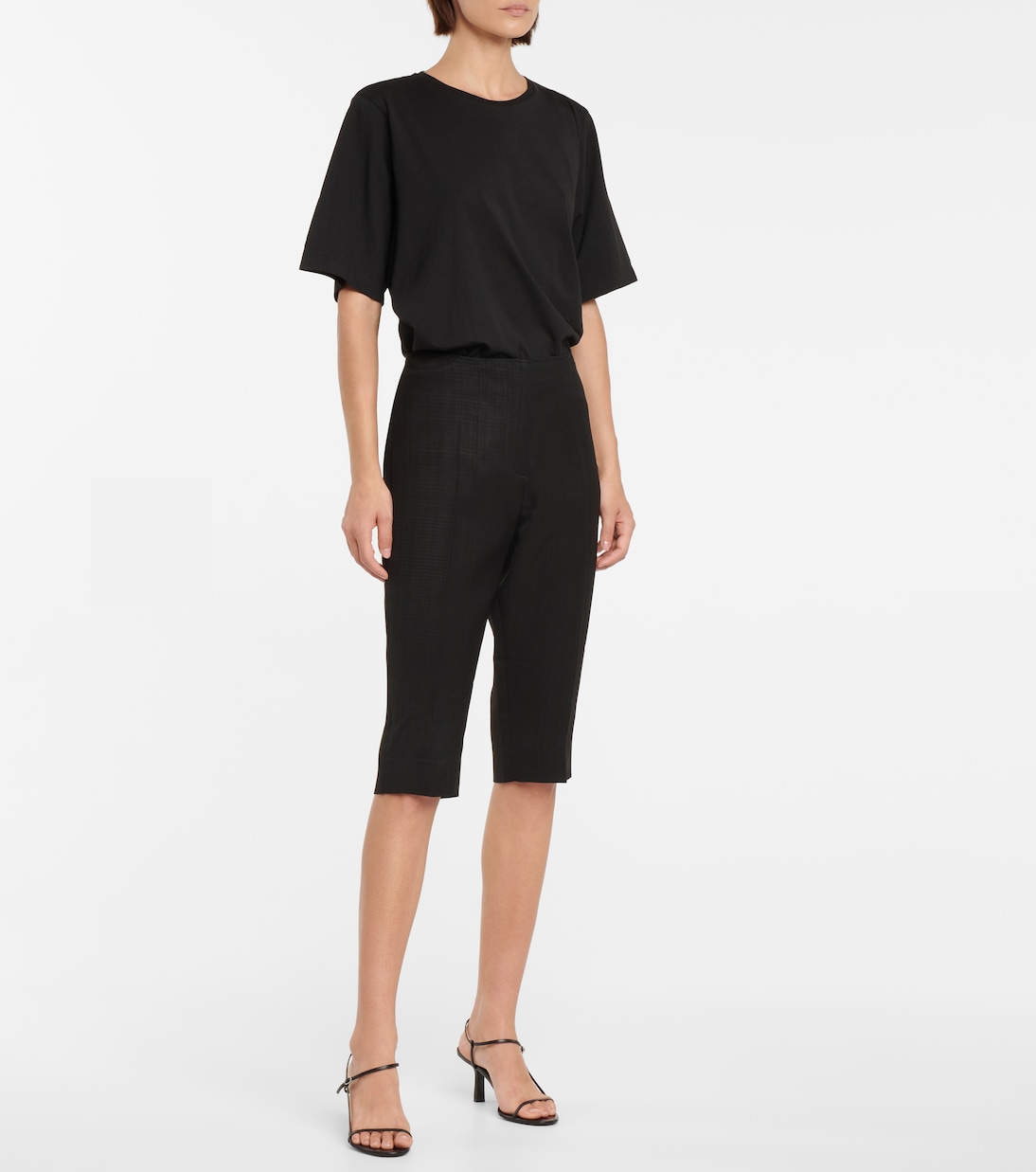 High-Rise Bermuda-Shorts | Toteme