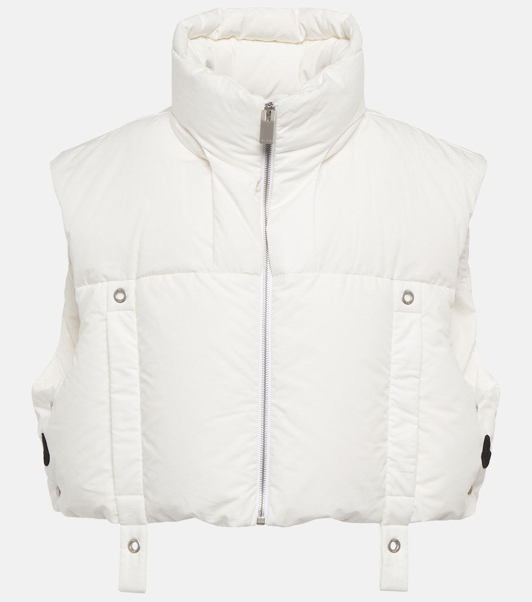 6 Moncler 1017 Alyx 9sm Fraxinus cotton down vest in white Moncler Genius Mytheresa