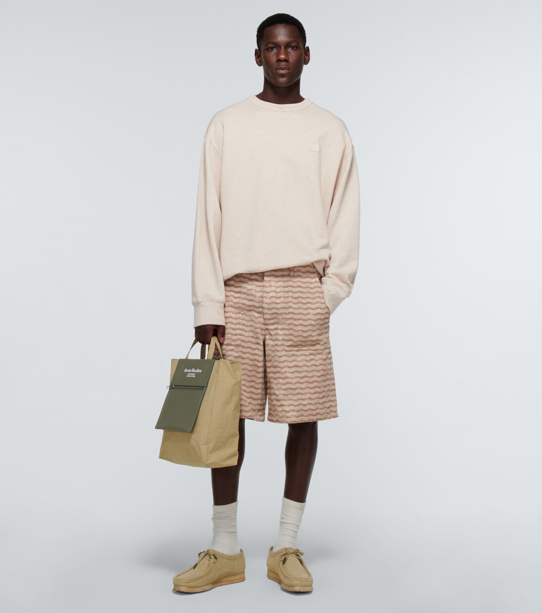 Shorts de algodón estampados | Acne Studios