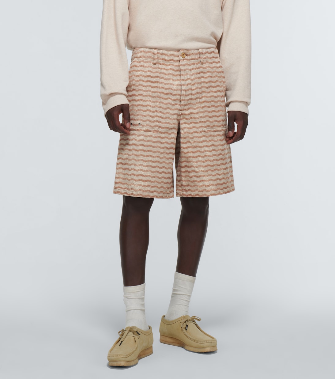 Shorts de algodón estampados | Acne Studios