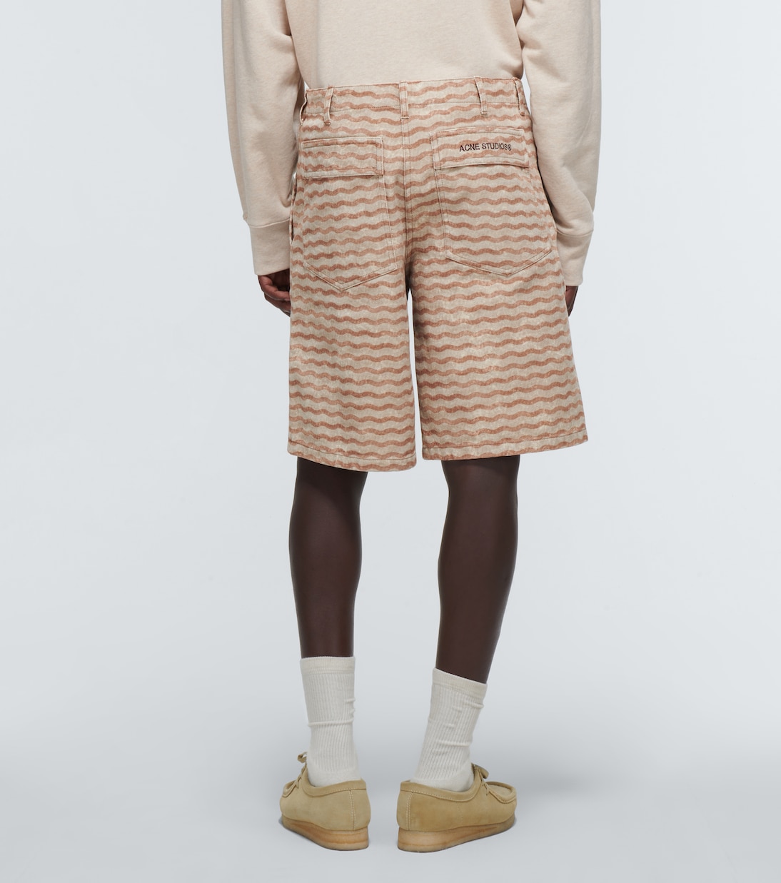 Shorts de algodón estampados | Acne Studios