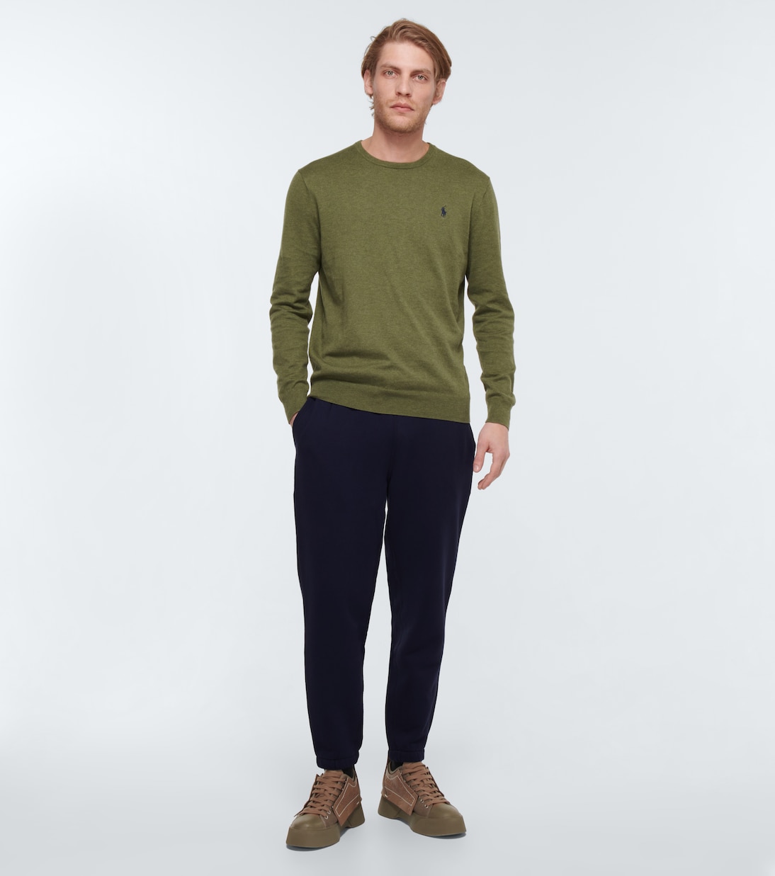 Pantalon de survêtement en coton mélangé | Polo Ralph Lauren