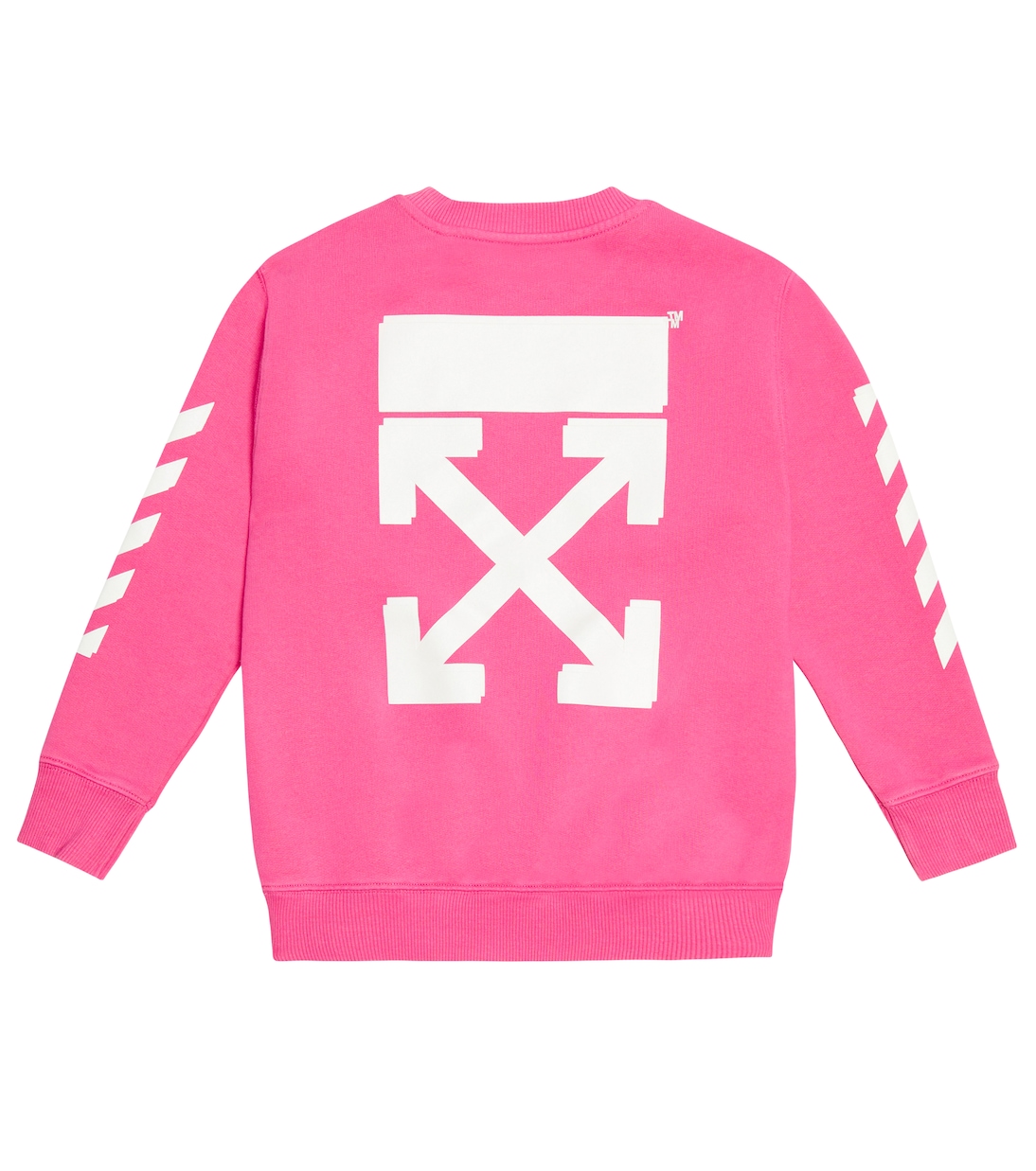Felpa in cotone con stampa | Off-White Kids