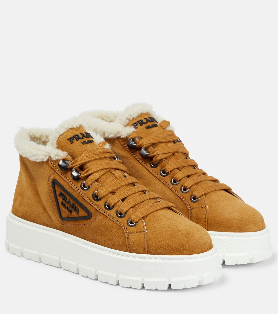 Prada suede shoes on sale