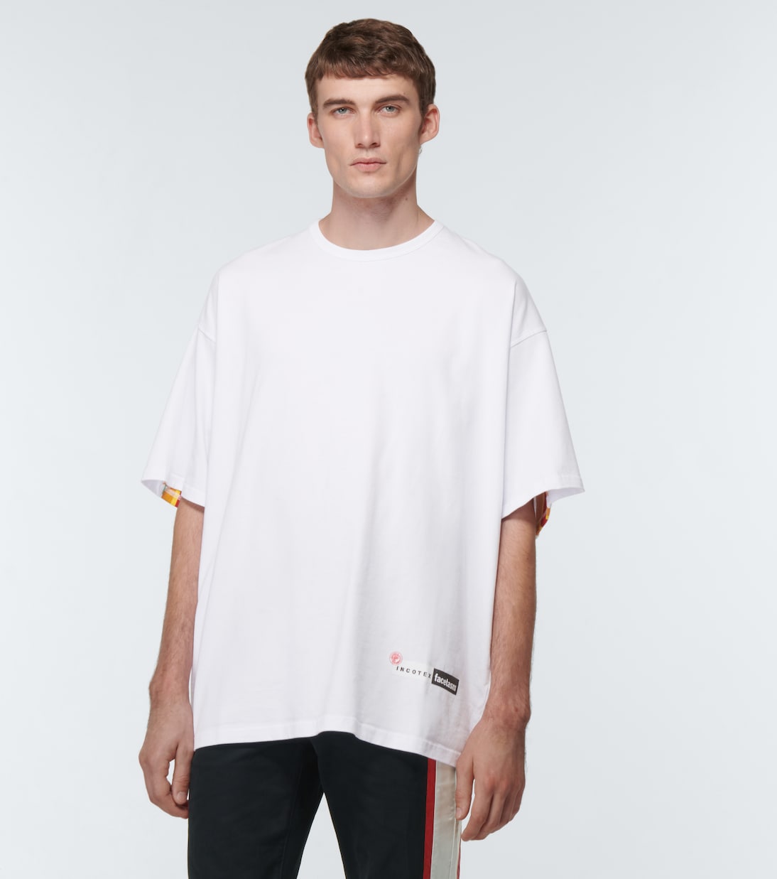 T-Shirt aus Baumwoll-Jersey | Incotex x Facetasm
