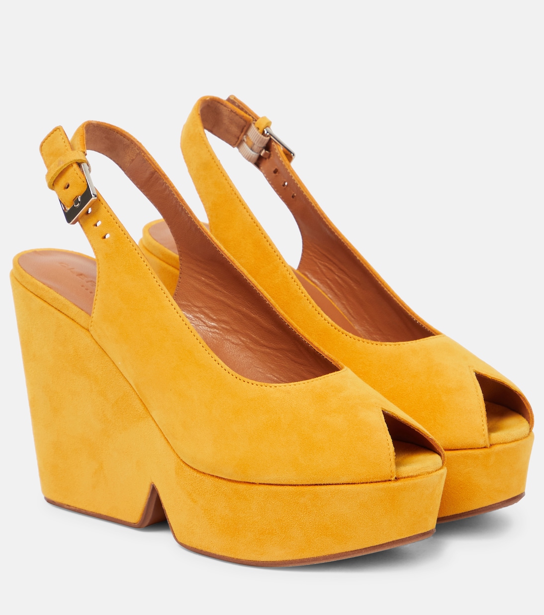 Dylan 110 suede platform sandals | Clergerie