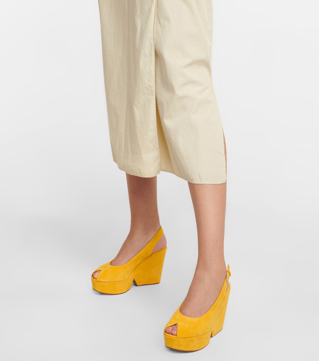 Dylan 110 suede platform sandals | Clergerie