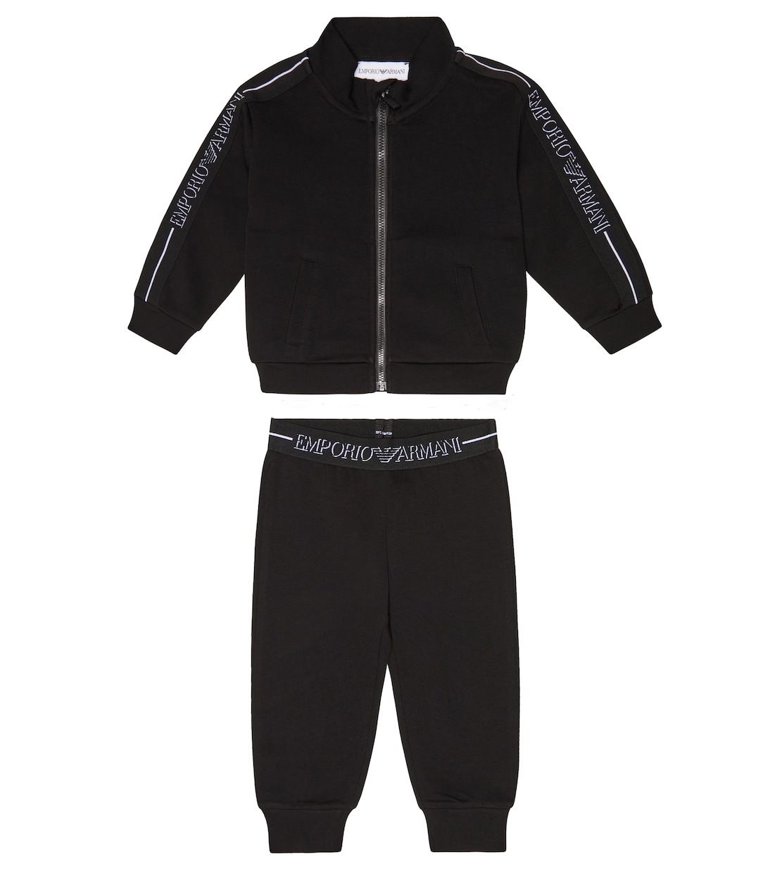 Bébé – Ensemble sweat-shirt et pantalon en coton mélangé | Emporio Armani Kids