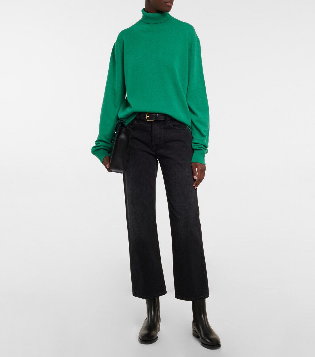 Bottines Chelsea Grunge en cuir | The Row
