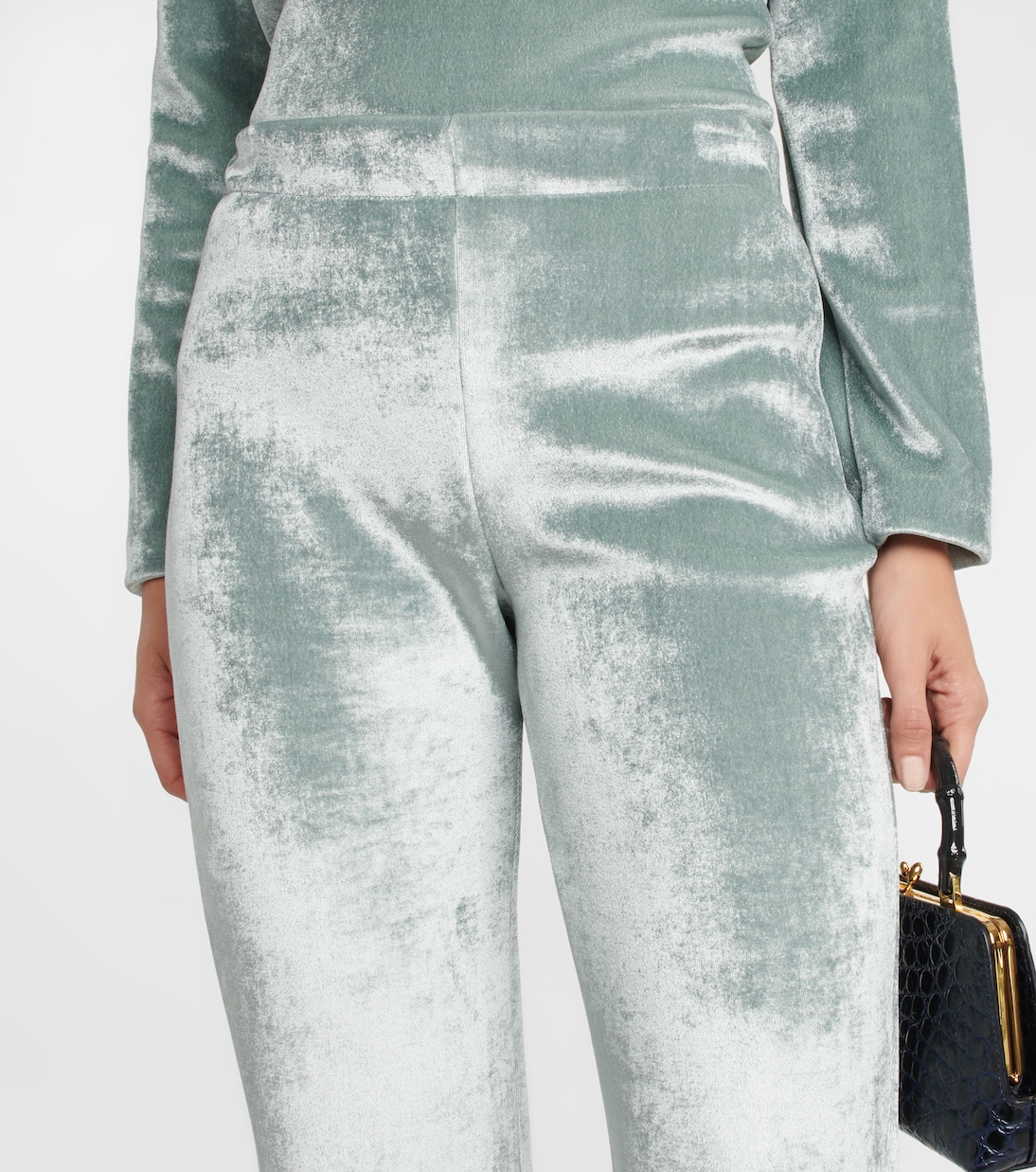 Pantalones rectos en mezcla de lana | Jil Sander