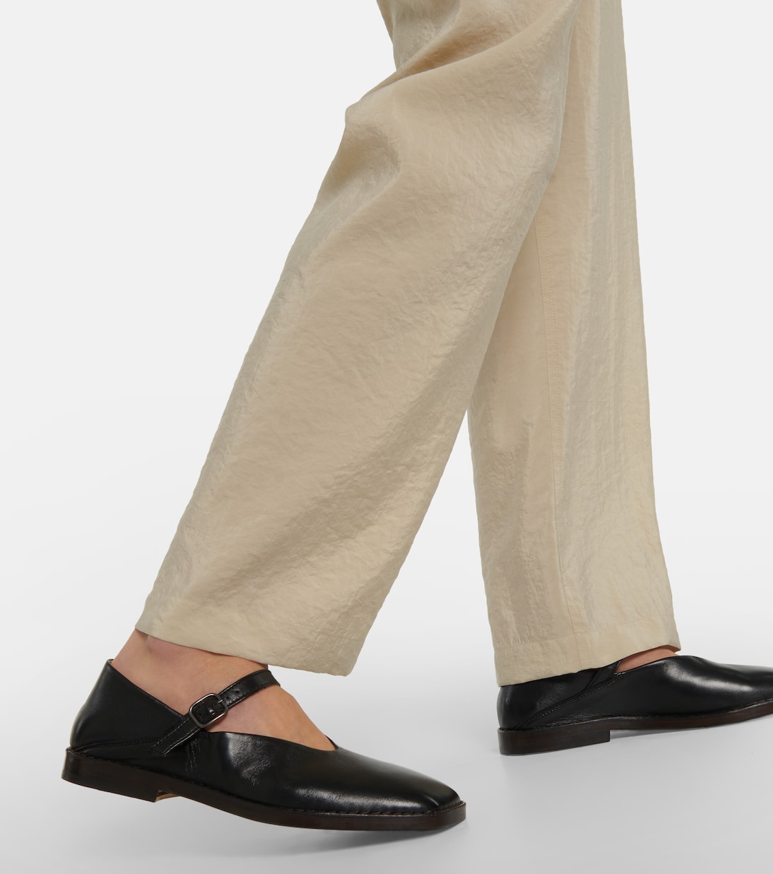 Leather Mary Jane ballet flats | Lemaire