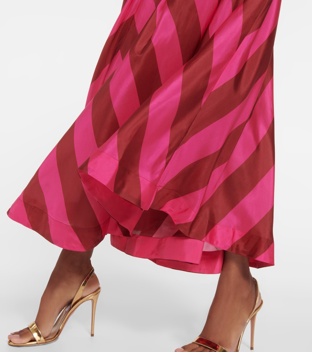 Chevron-printed silk kaftan | Zimmermann