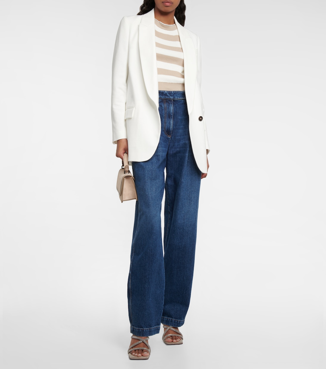 Cotton-blend blazer | Brunello Cucinelli