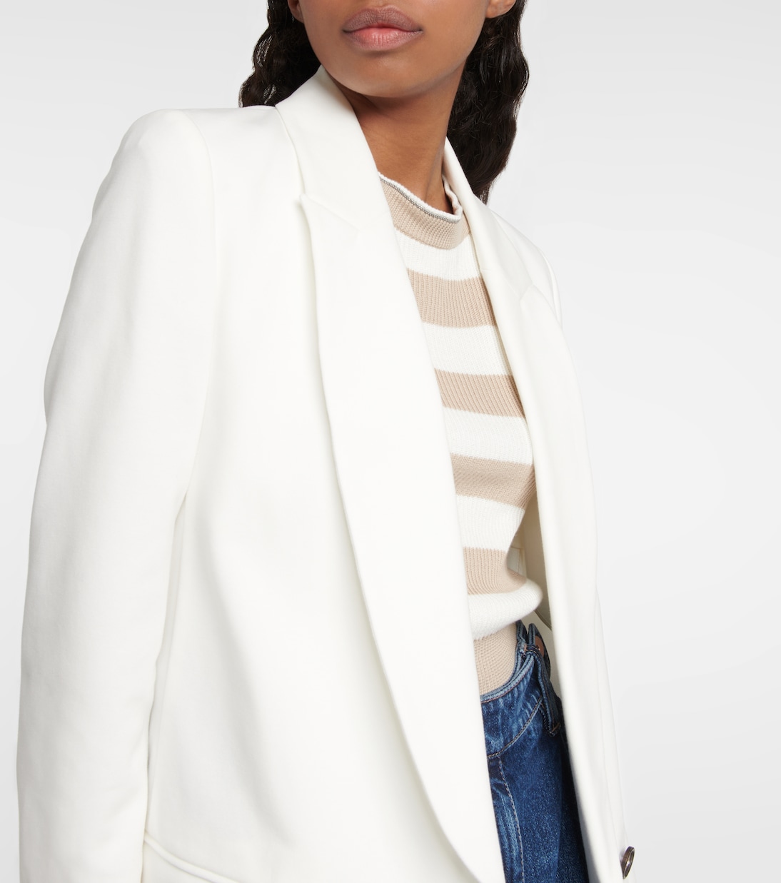 Cotton-blend blazer | Brunello Cucinelli