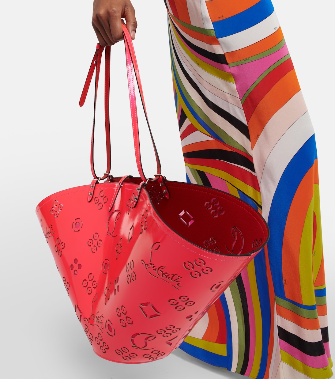 Tote Loubifever Medium de charol | Christian Louboutin