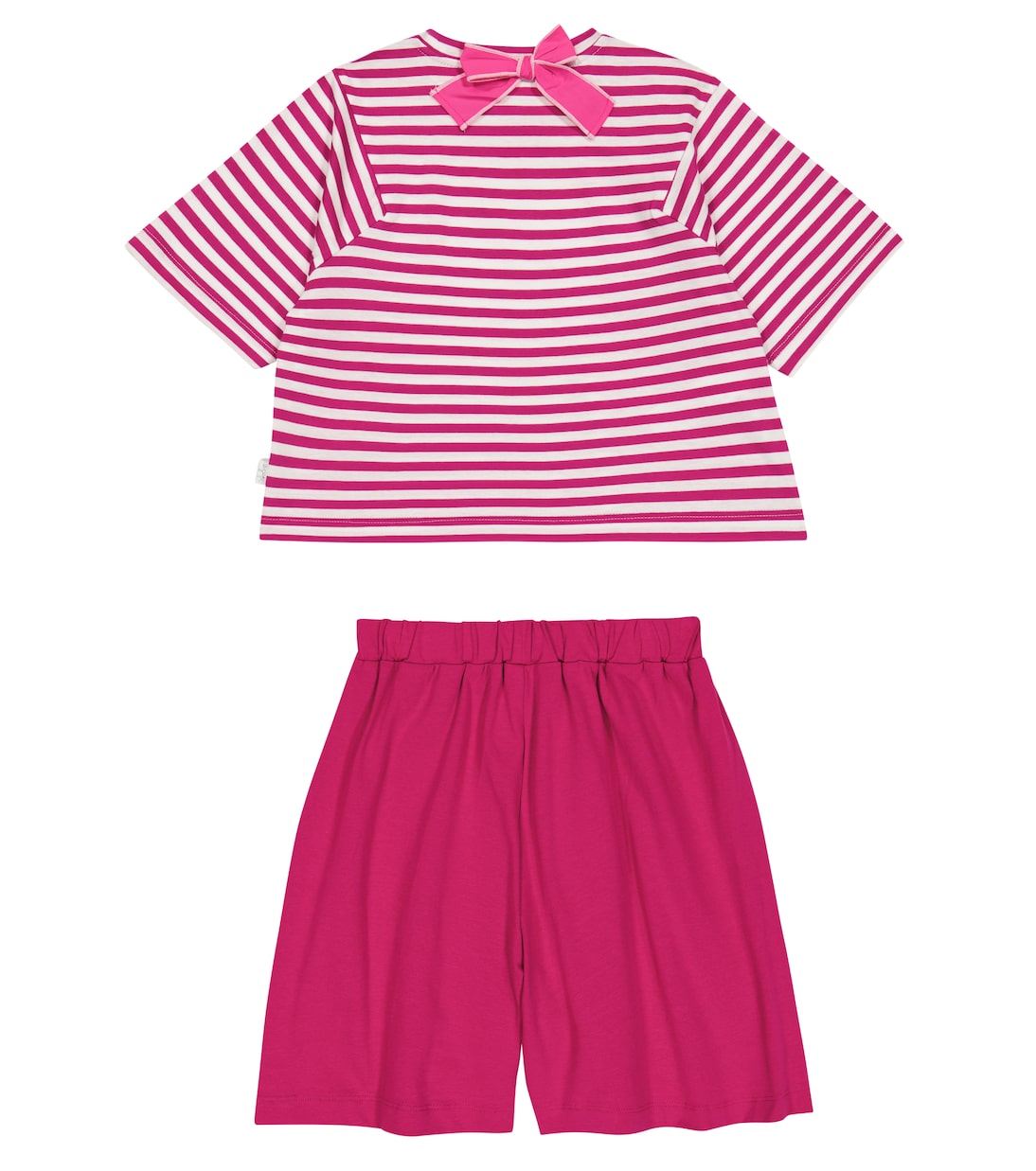 T-shirt e shorts in misto cotone | Il Gufo
