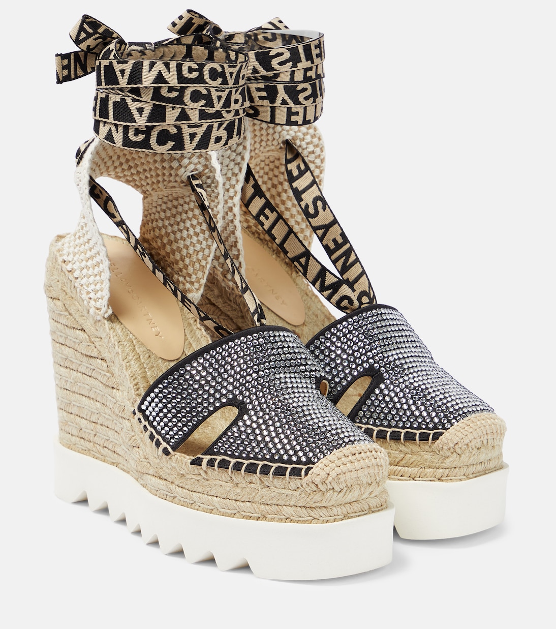 Espadrillas con zeppa con cristalli | Stella McCartney