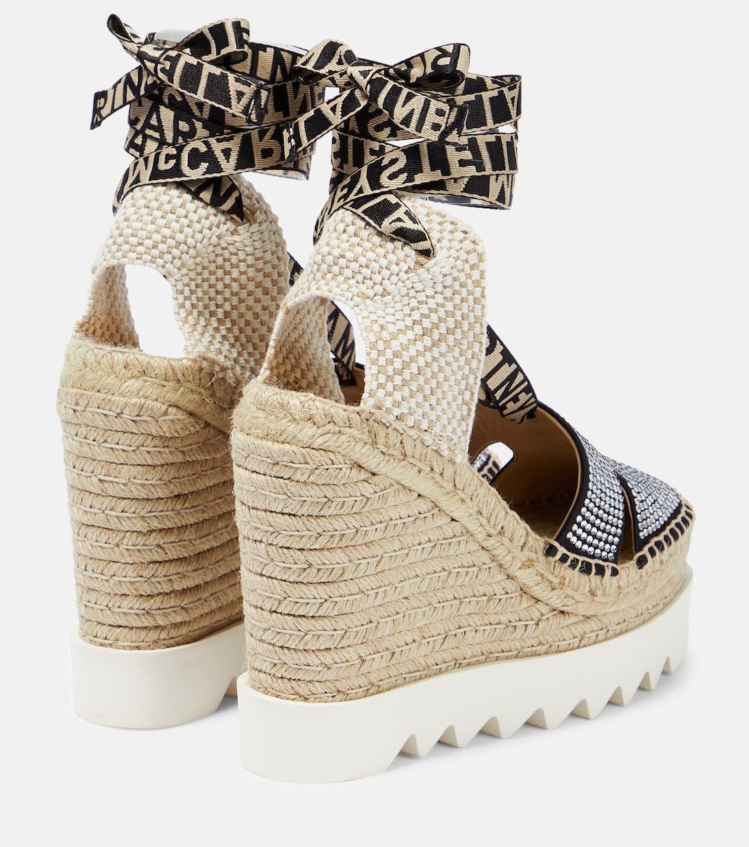 Espadrillas con zeppa con cristalli | Stella McCartney