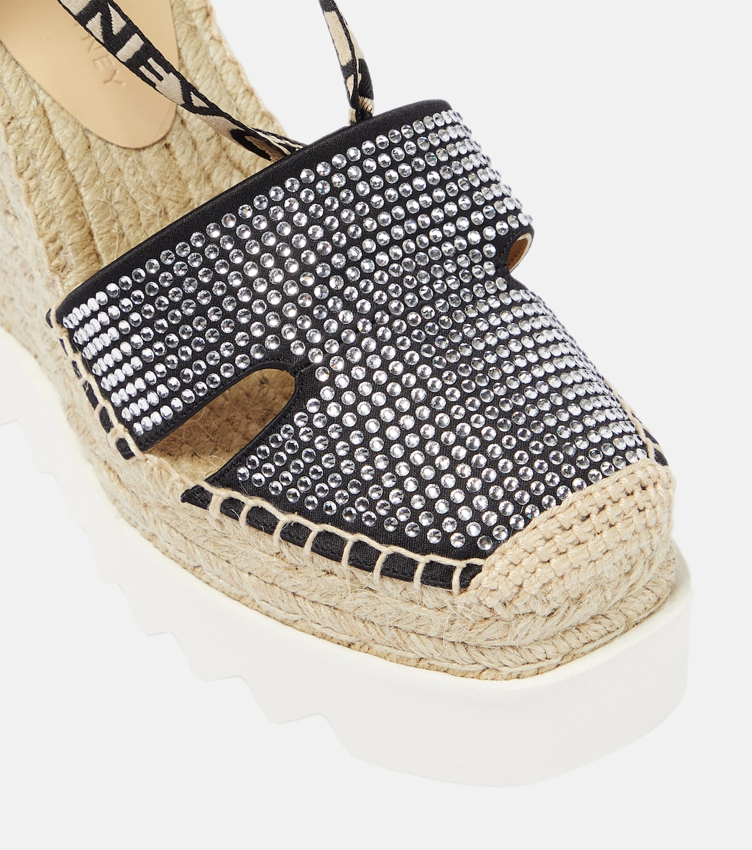 Espadrillas con zeppa con cristalli | Stella McCartney