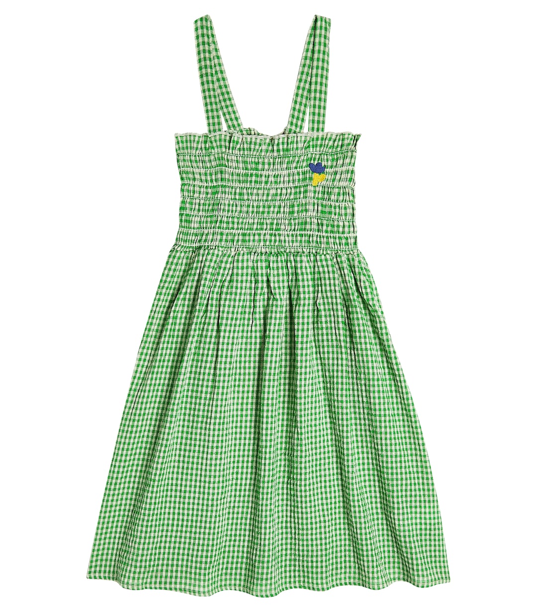 Vestido Vichy de algodón y lino | Bobo Choses