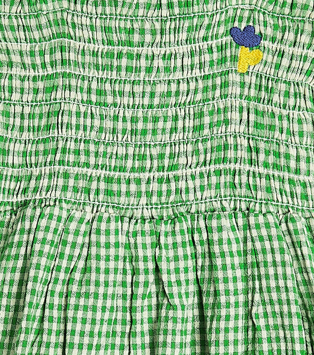 Vestido Vichy de algodón y lino | Bobo Choses