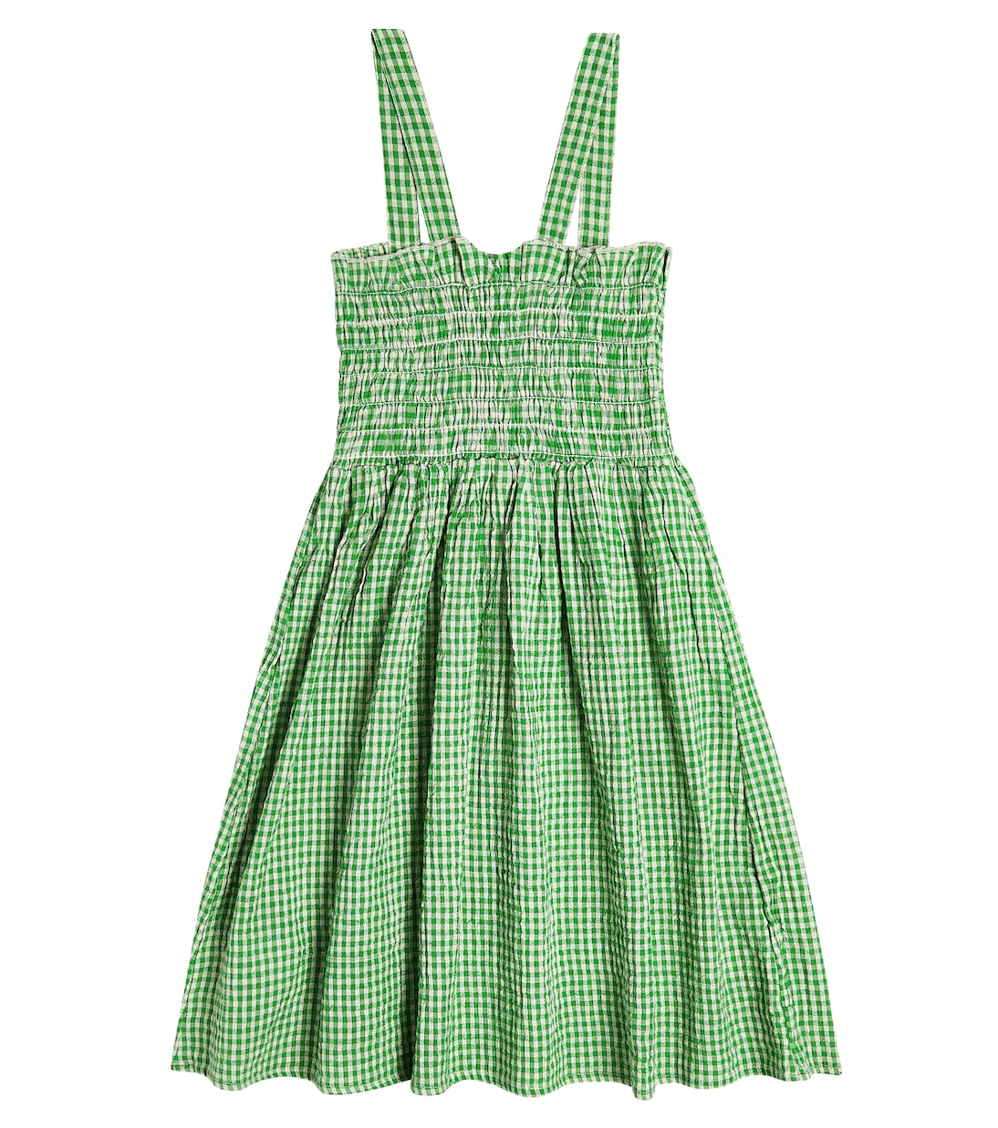 Vestido Vichy de algodón y lino | Bobo Choses