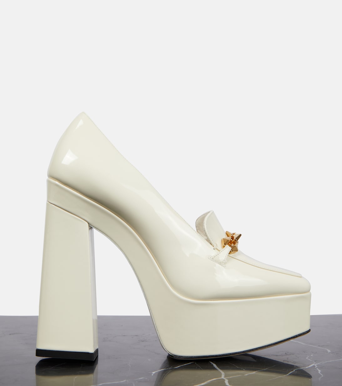 Diamond Tilda embellished patent leather pumps | Jimmy Choo