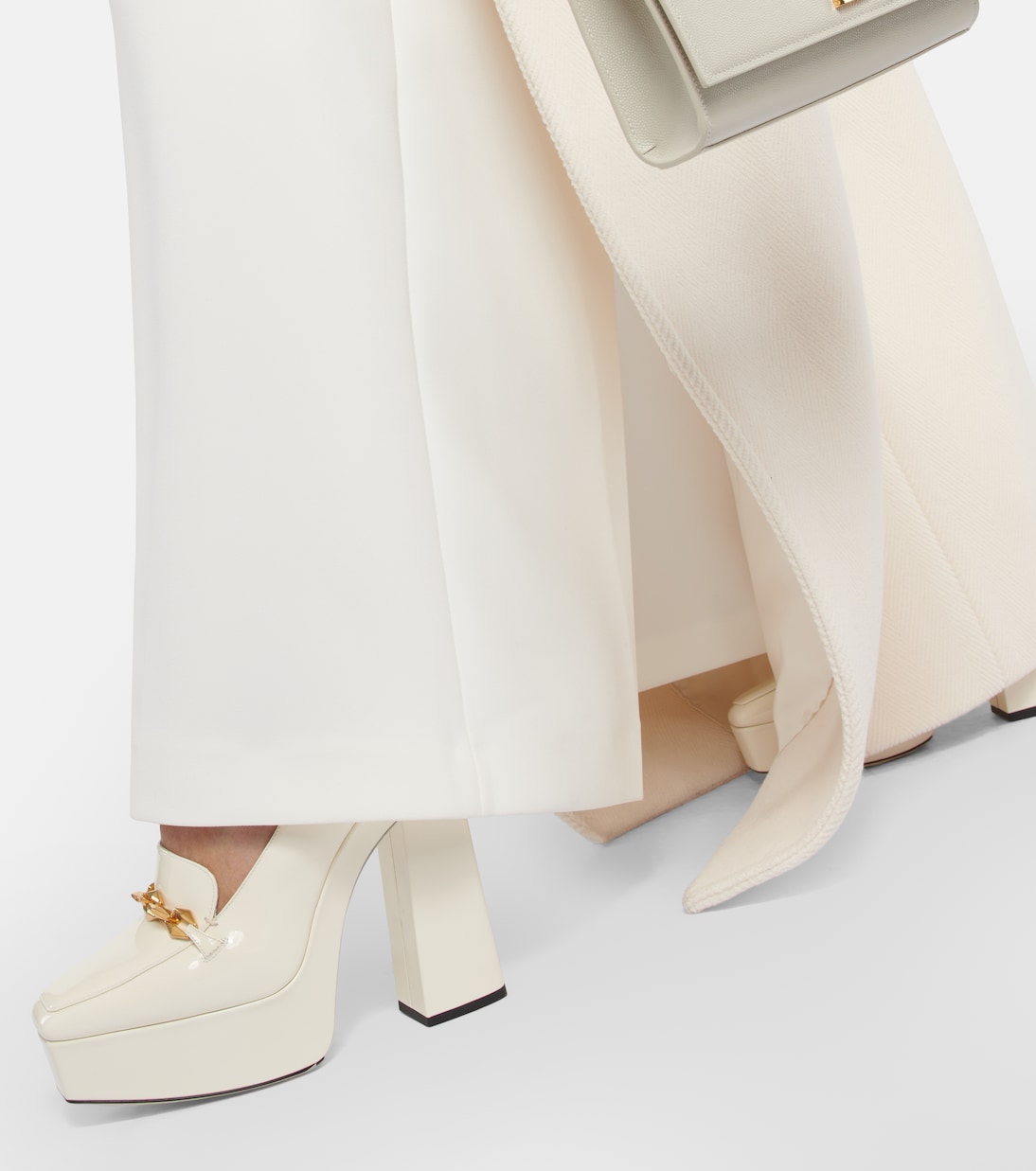 Diamond Tilda embellished patent leather pumps | Jimmy Choo