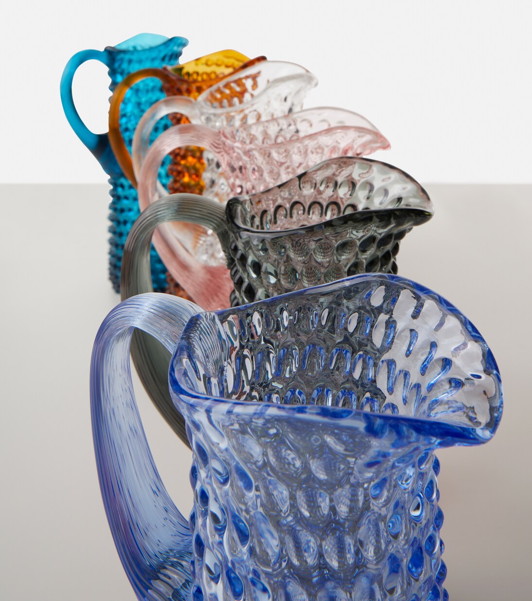 Hobnail Tall crystal jug | Klimchi