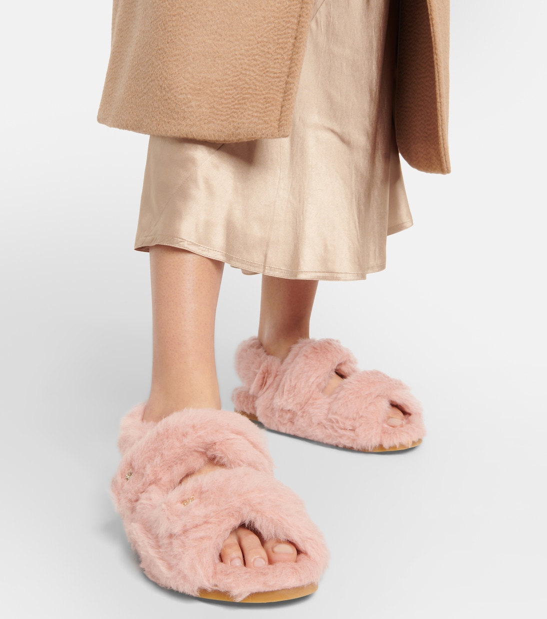 Sandya shearling sandals | Max Mara