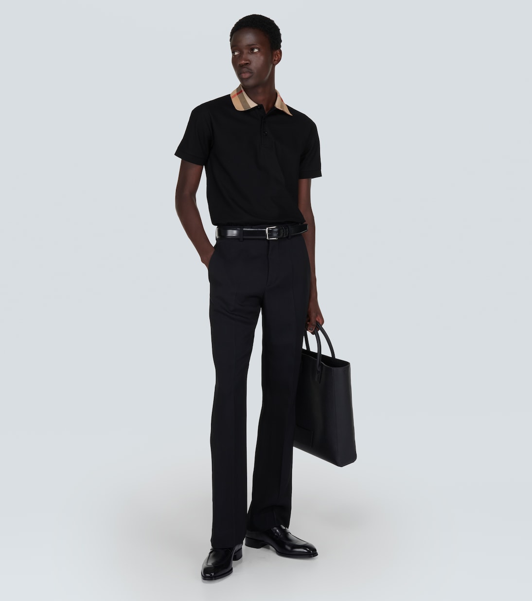 Polohemd Burberry Check aus Baumwoll-Piqué | Burberry