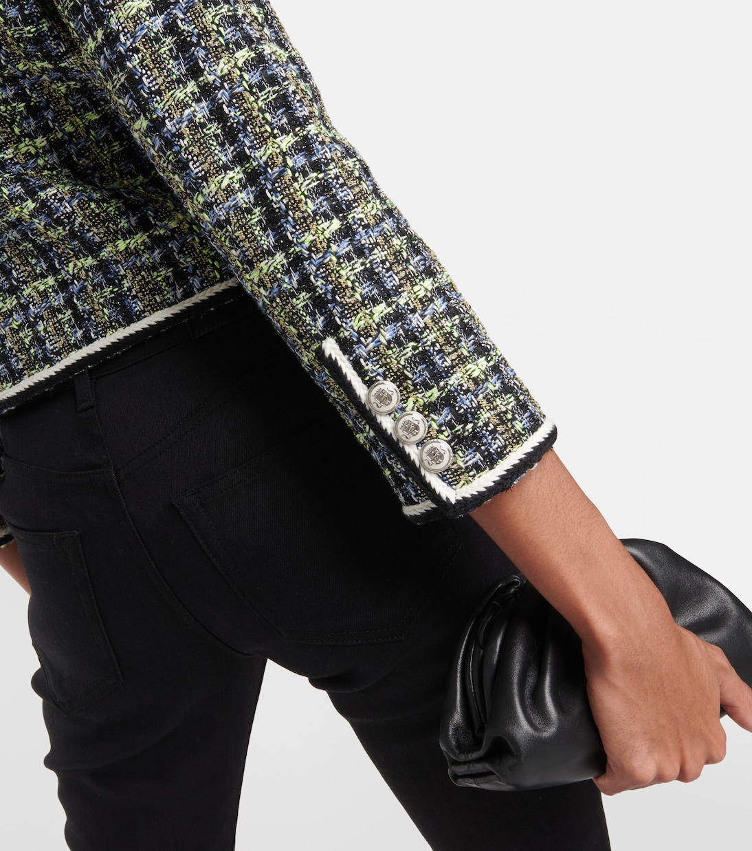 Chaqueta Ceres de tweed a cuadros | Veronica Beard