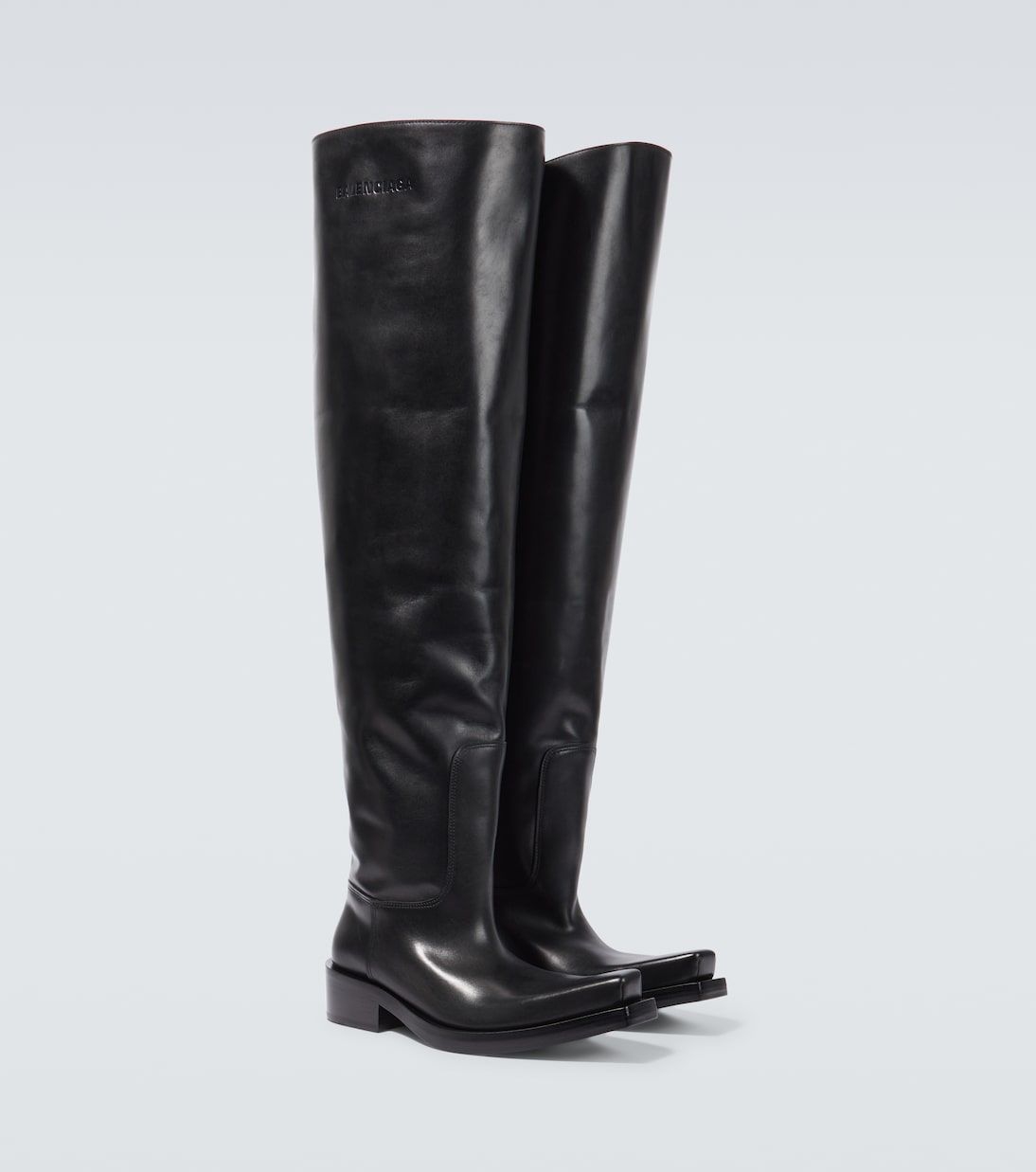 Overknee-Stiefel Santiago aus Leder | Balenciaga