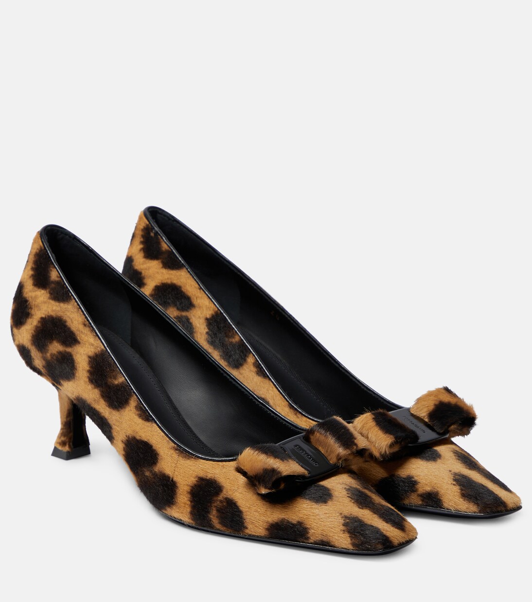 Leopard low heel pumps deals