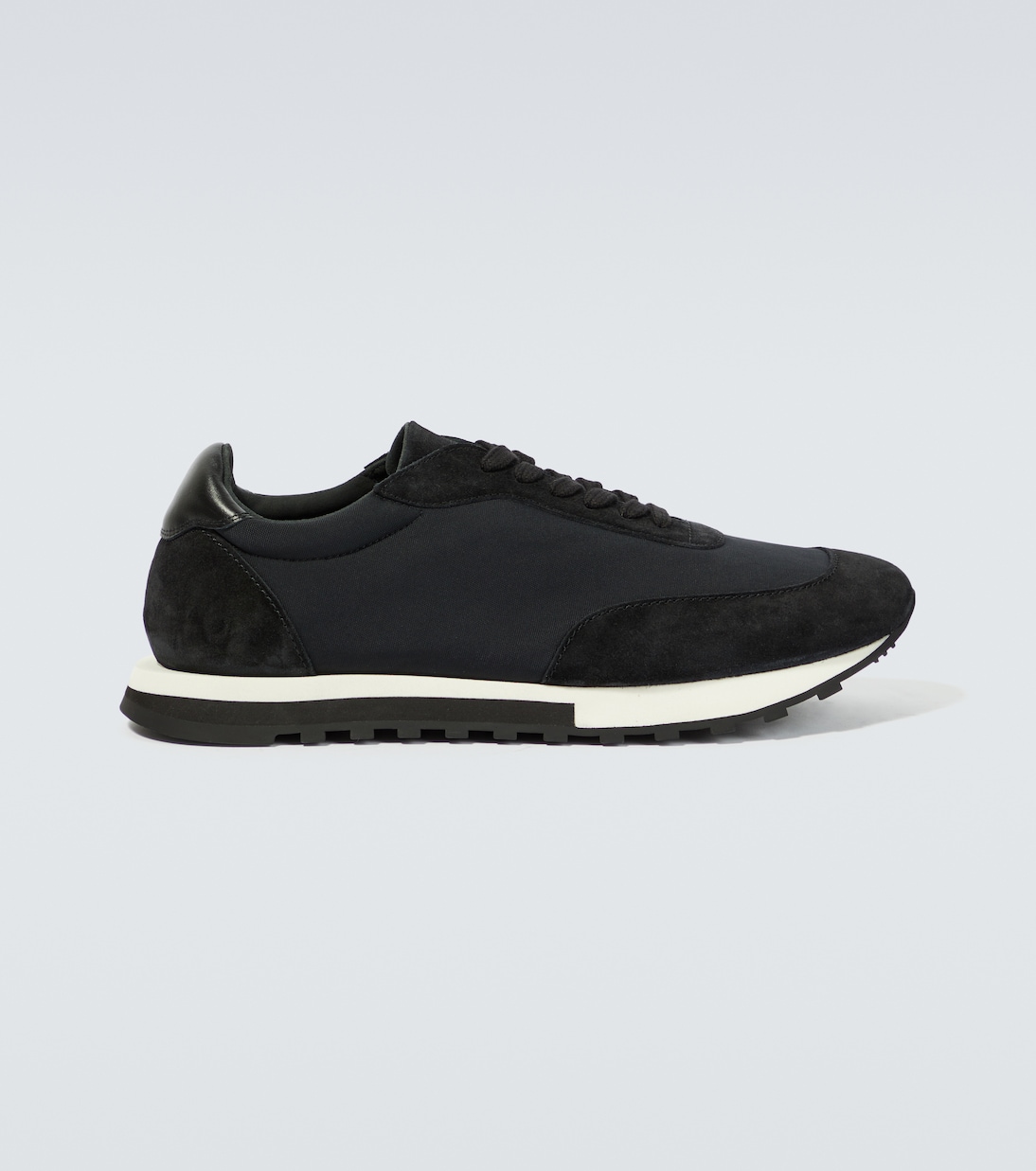 Sneakers Owen Runner mit Veloursleder | The Row
