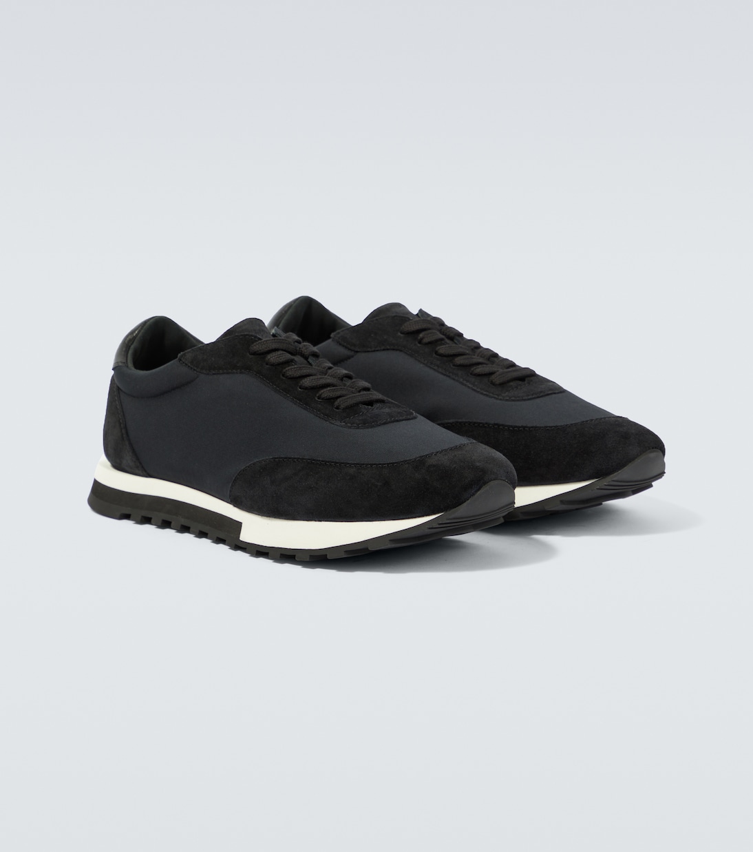 Sneakers Owen Runner mit Veloursleder | The Row