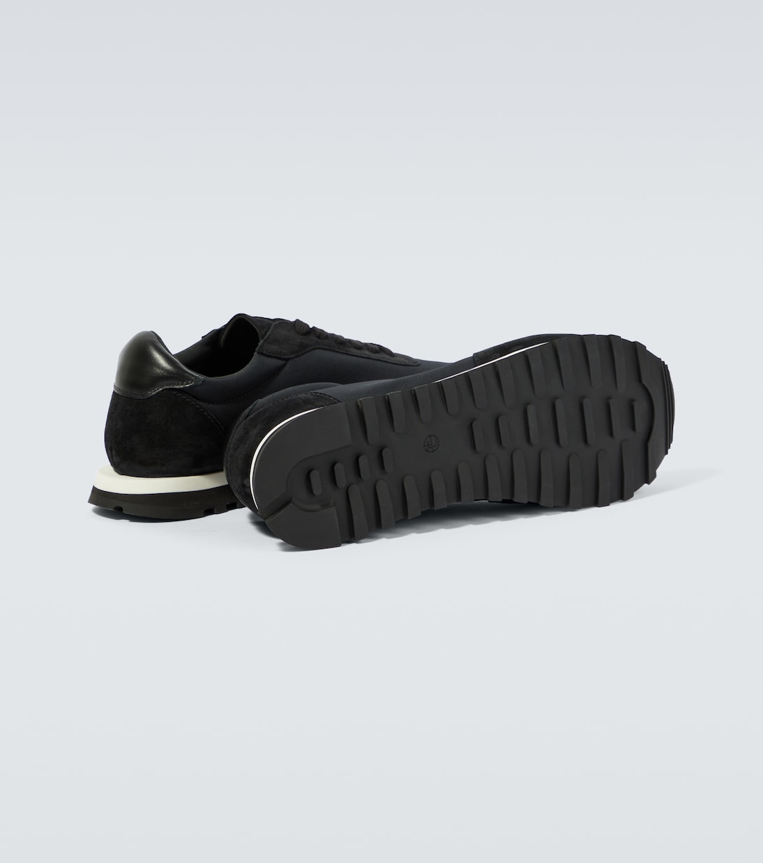 Sneakers Owen Runner mit Veloursleder | The Row