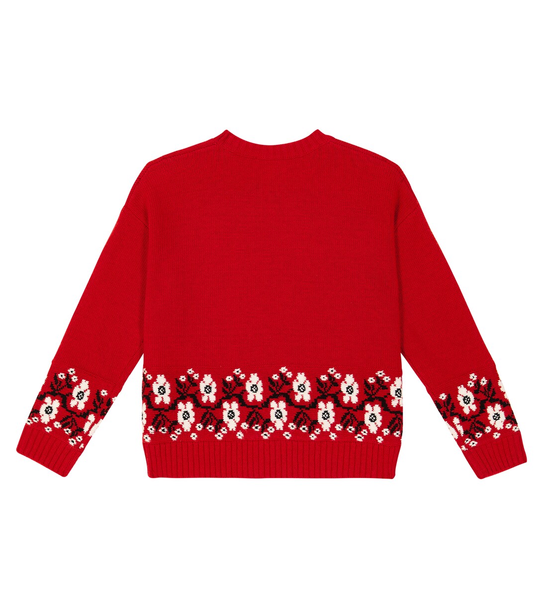 Pull intarsia en laine vierge | Il Gufo