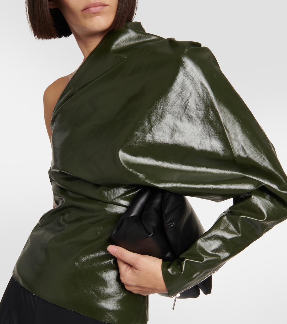 Draped one-shoulder top  | Rick Owens