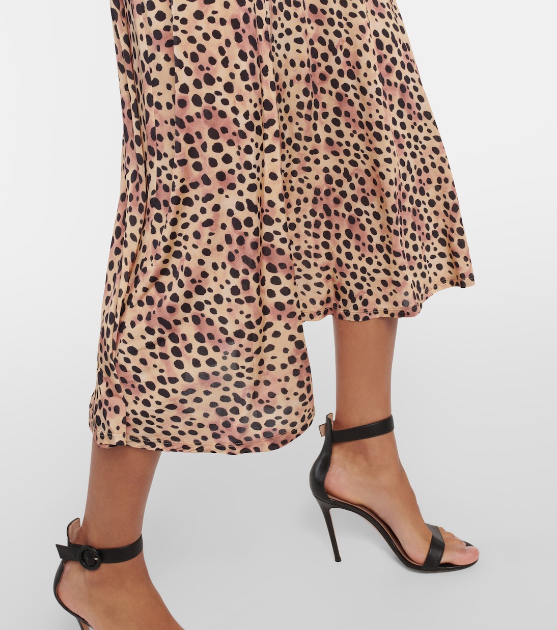 Vestido midi Cerise estampado | Rixo