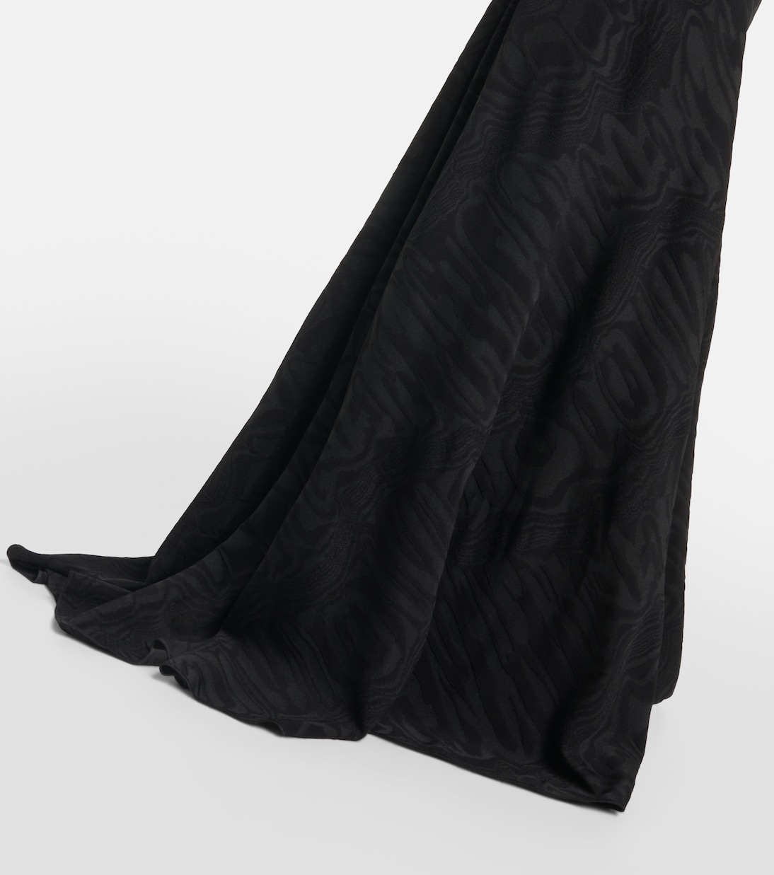 Patterned turtleneck gown | Alaïa