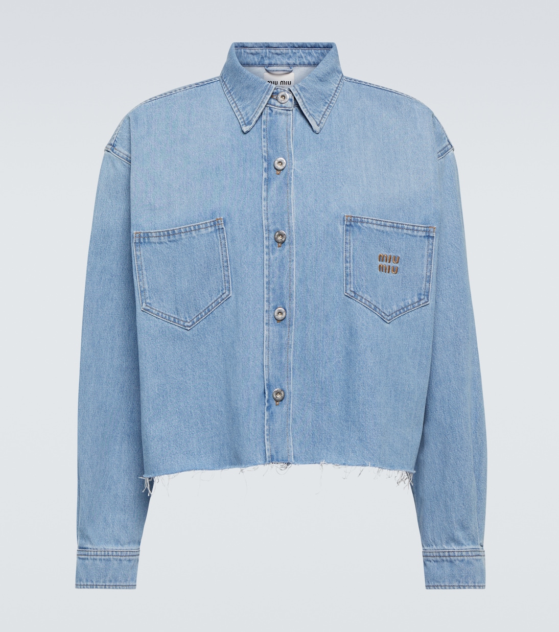 Cropped-Jeansjacke | Miu Miu