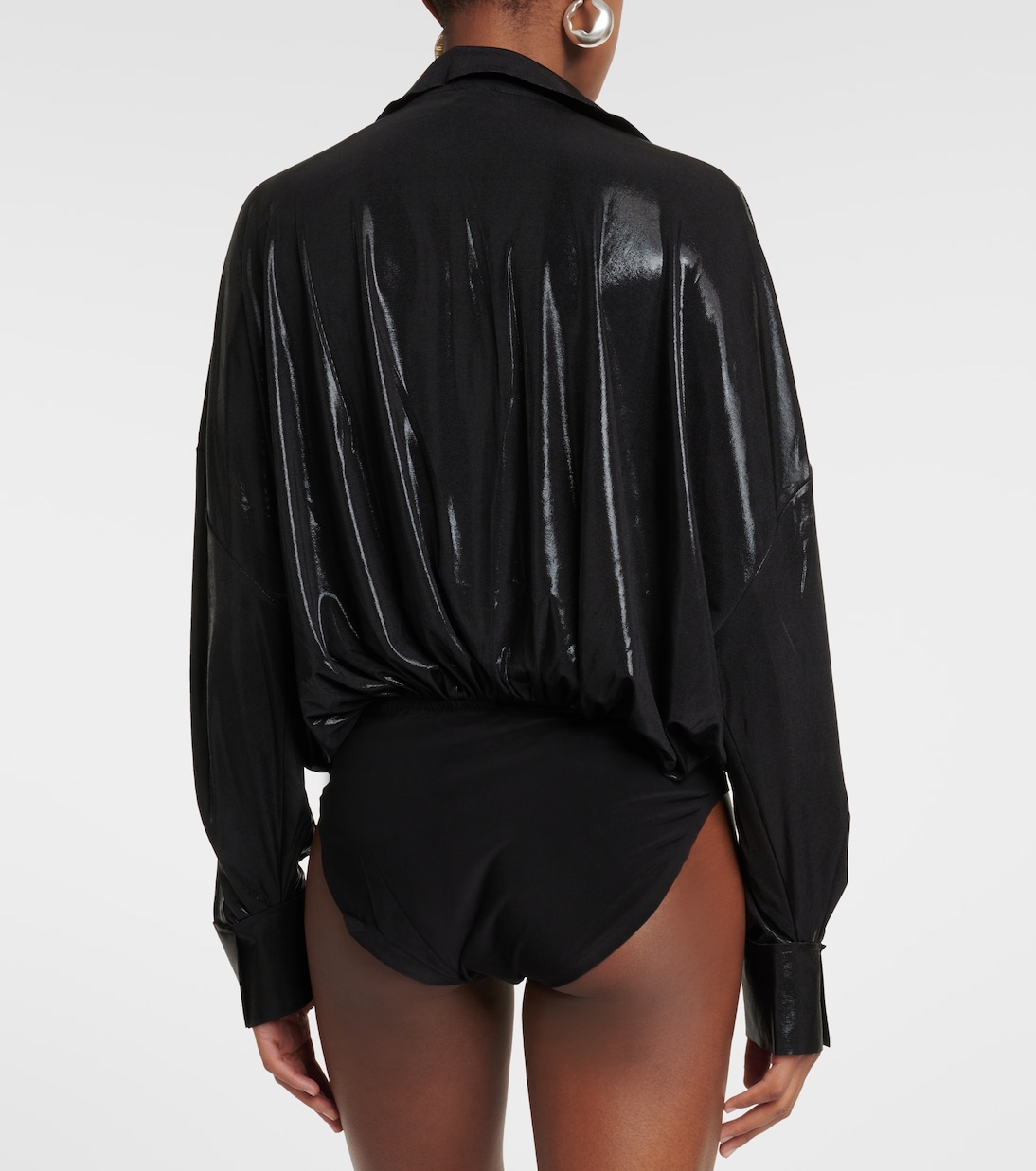 Body aus Lamé | Norma Kamali